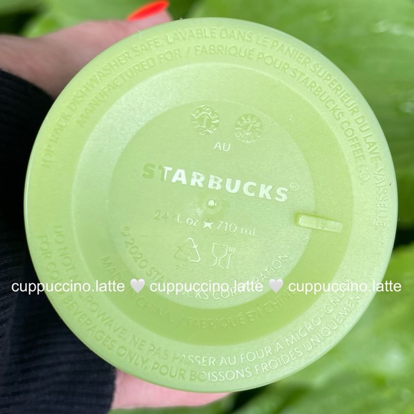 ⚡️NEW⚡️Starbucks Summer Neon Yellow Ultra Violet Color Changing Printed Cold Cup - Picture 6 of 6